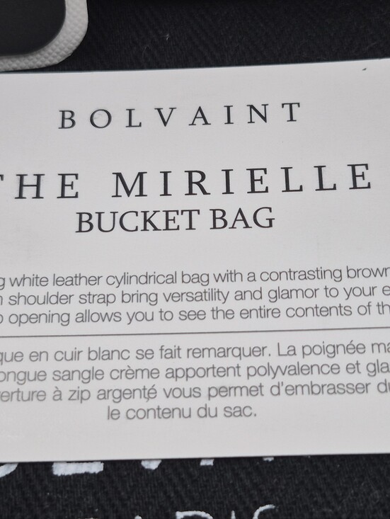 Bolvaints MIRIELLE Bucket Bag. Genuine Leather Crossbody Bag. Icludes Dust Bag